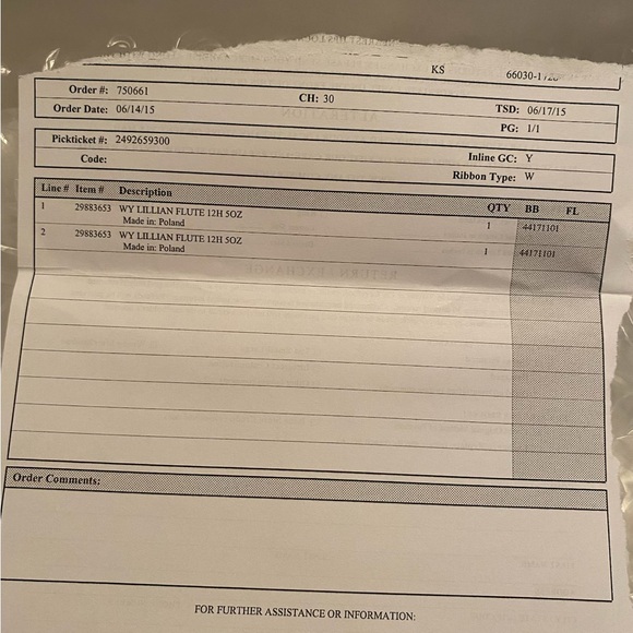 Tiffany and Co champagne Flute - Picture 3 of 3